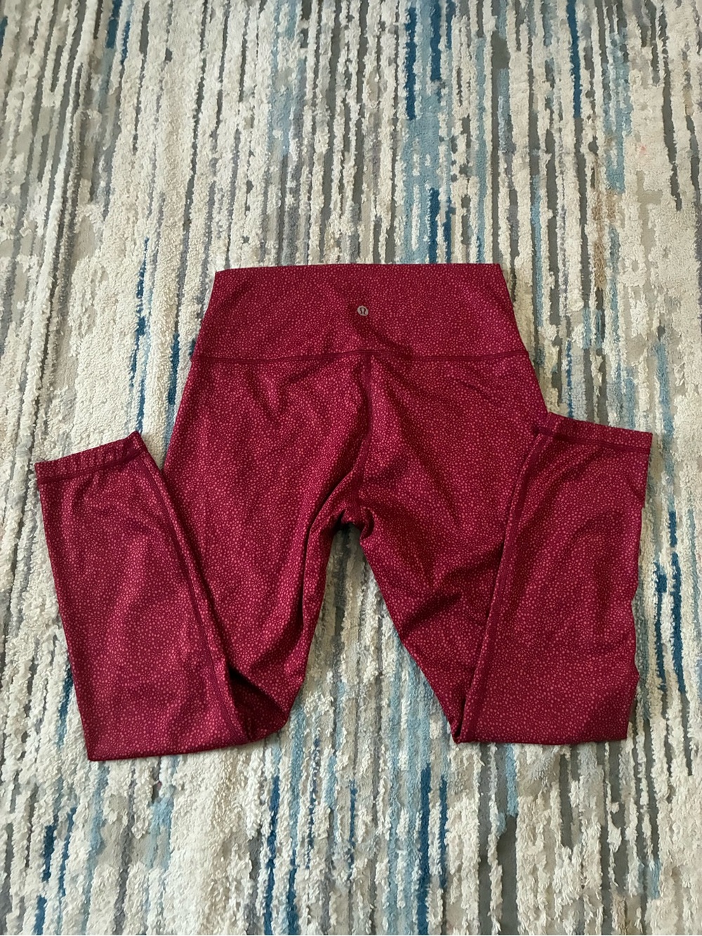 Lululemon Leggings Womens 10 Multicolor High Rise Athletic Activewear Gym